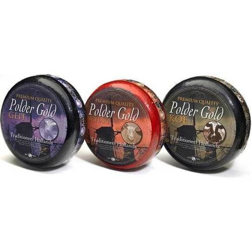 Goat Gouda Polder Gold 1yr Black Wax