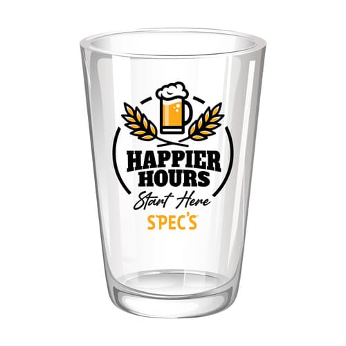 Spec's Happier Hour Pint Glass