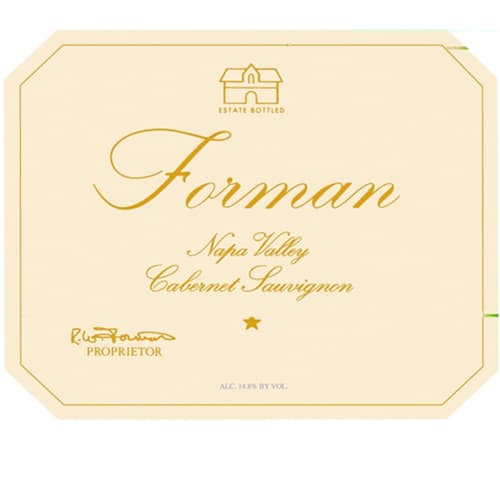 Forman Napa Cabernet Sauvignon