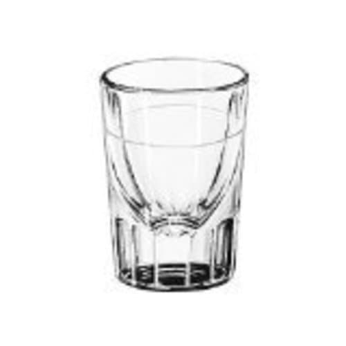Libbey #5126 / A0007 Whiskey • Fluted • with  1oz Line
