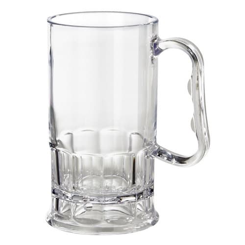 Get Plastic Beer Mug Clear 00082-san-cl