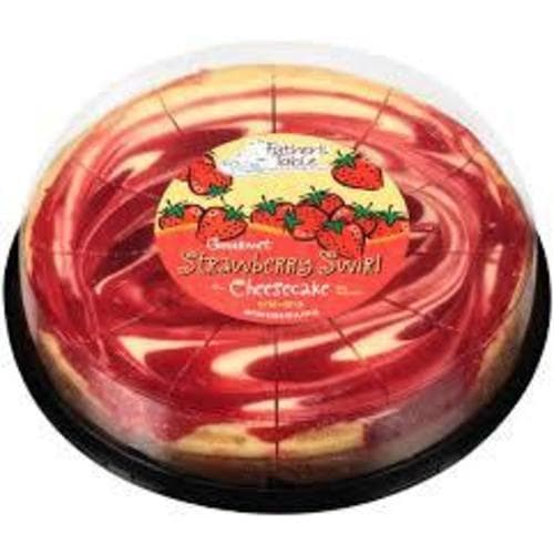 Father's Table Cheesecake • Strawberry Swirl