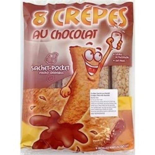 French Chocolate Filled Crepes