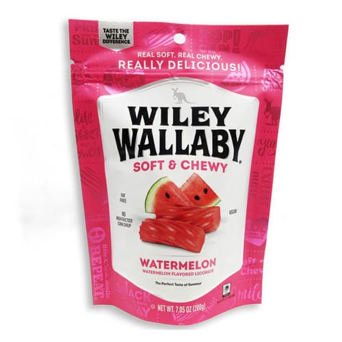 Wiley Wallaby Watermelon Soft Licorice