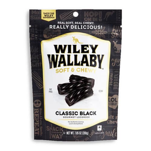 Wiley Wallaby Black Licorice