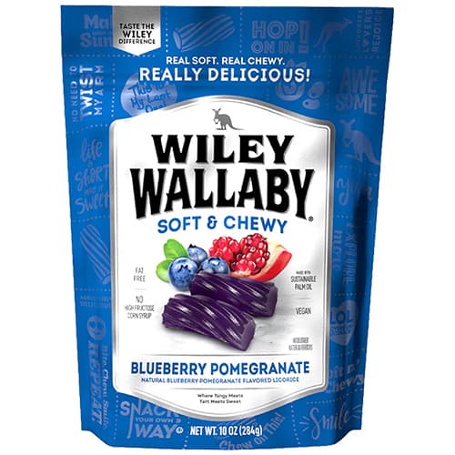 Wiley Wallaby Licorice • Blueberry Pomegranate