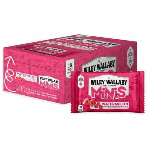 Wiley Wallaby Licorice Single • Watermelon