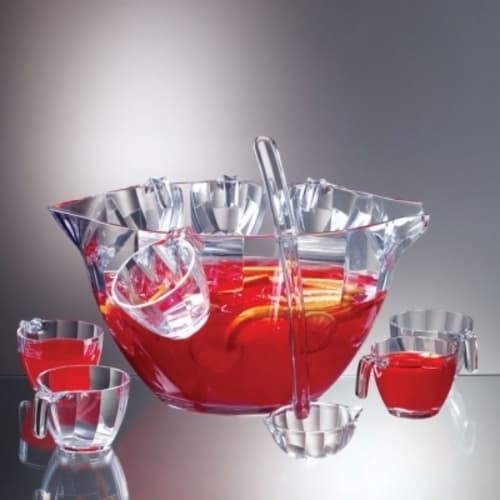 Prodyne Punch Bowl / Salad Bowl Set Acrylic