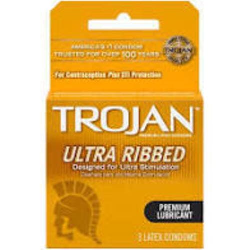 Trojan Condoms • Ultra Ribbed
