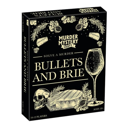University Games • Bullets & Brie Murder Mystery