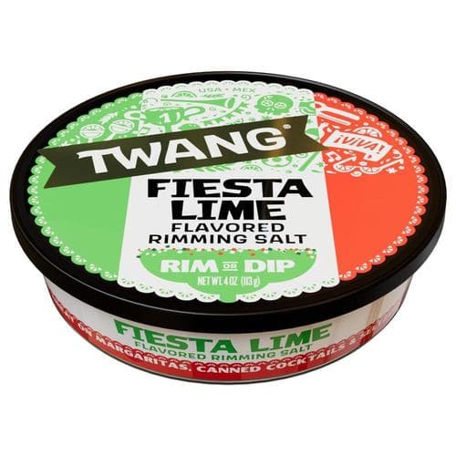 Twang Fiesta Green White Red Rimming Lime Salt