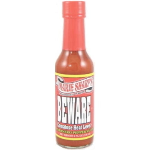 Marie Sharp's Hot Sauce • Beware