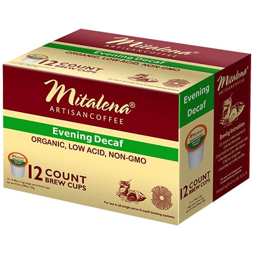 Mitalena Organic Coffee Kcup • Evening Decaf