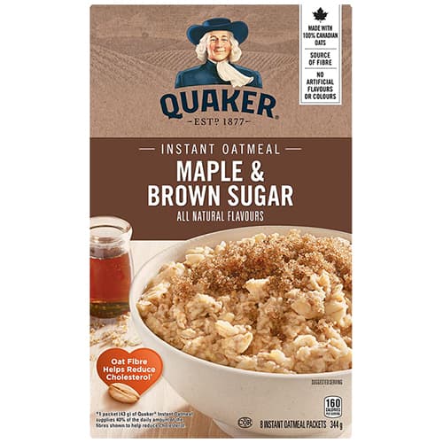 Quaker Maple Brown Sugar Oatmeal