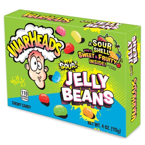 Warheads Sour Jelly Beans Candy