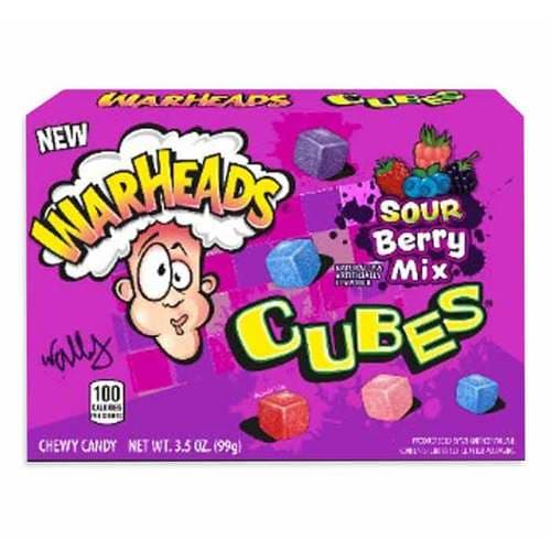 Warheads Berry Candy Cubes