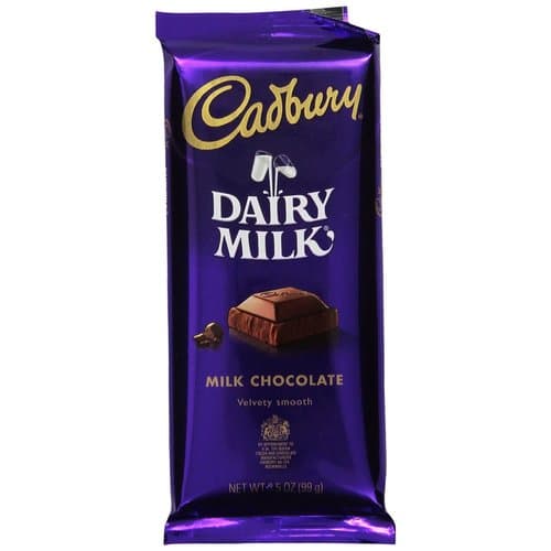 Cadbury Dairy Milk Chocolate Candy Bar