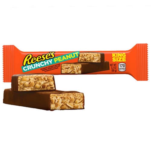 Reeses Crunchy Peanut Chocolate Candy Bar