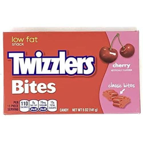 Twizzler Bites Cherry Licorice Chewy Candy In Theater Box