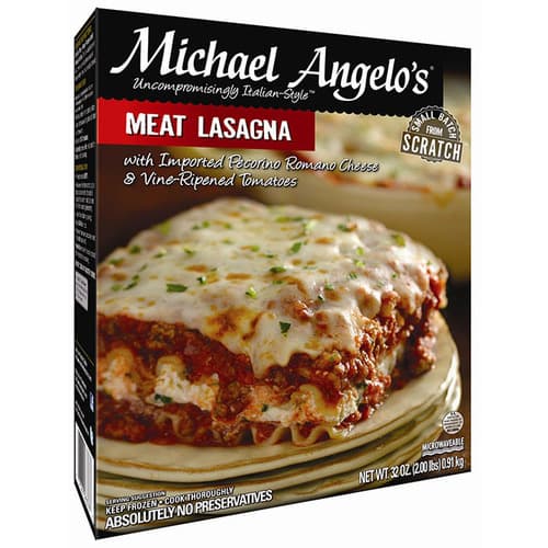 Michael Angelo's Entree • Lasagna with Sauce