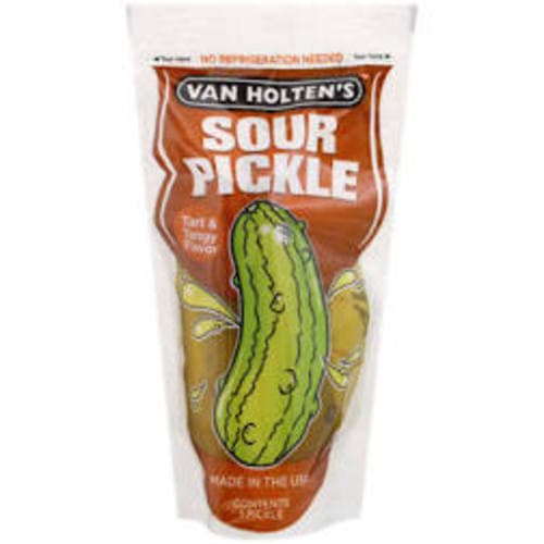 Van Holten's Pickle In A Pouch Jumbo Sour Pickle