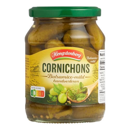 Hengstenberg Pickles • Cornichons Balsamico Mild