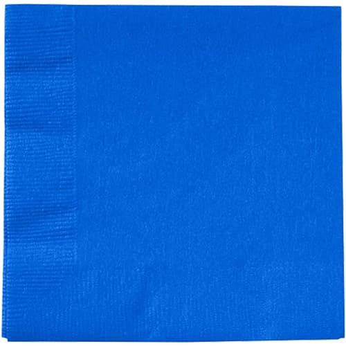 Cobalt Blue 2ply Paper Beverage Napkins