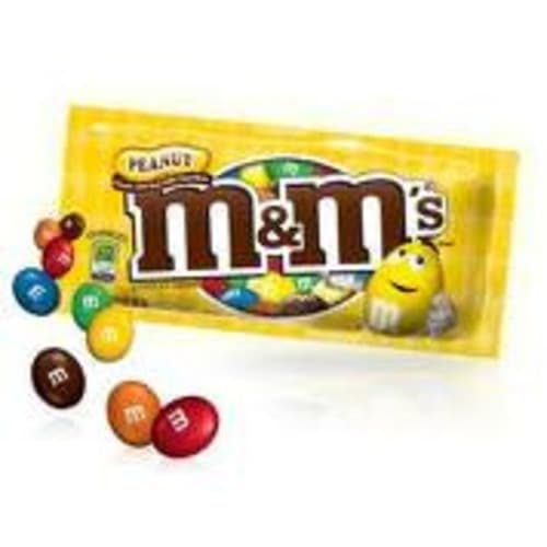 M&ms Peanut Milk Chocolate Candy In Bag