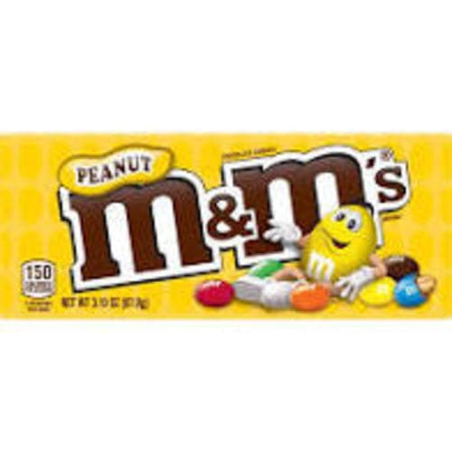 M&m's Milk Chocolate Peanuts Candies In Movie Box