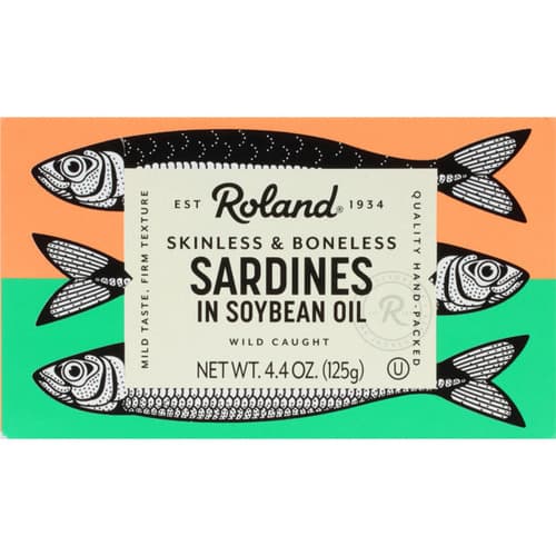 Roland Sardines • Skinless & Boneless Soya Oil