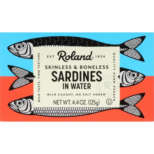 Roland Sardines Skinless Boneless Water