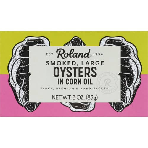 Roland Smoked Large Oysters
