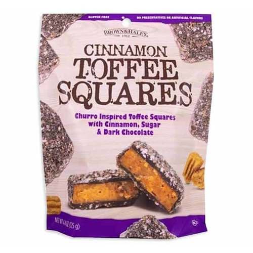 Holiday • Brown & Haley Cinnamon Toffee Squares Dark Chocolate