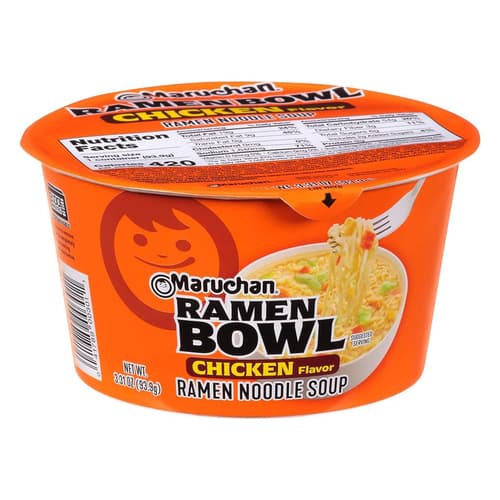 Maruchan Bowl Ramen Noodles • Chicken Vegetables