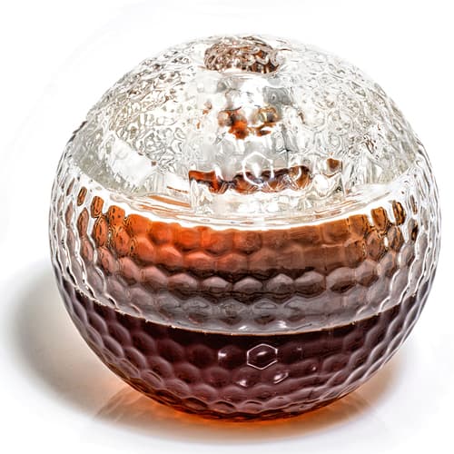 Prestige Golf Ball Decanter • W.stopper  Leadfree Glass
