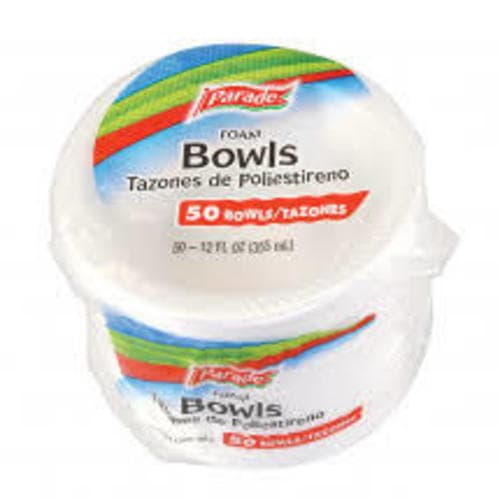 Parade Foam Bowls 50 Ct