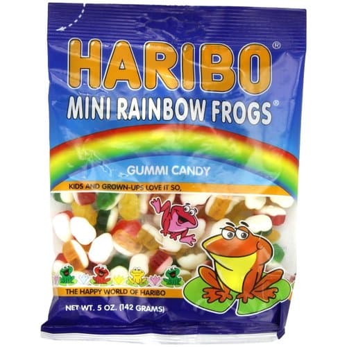 Haribo Mini Rainbow Frog Gummi Candy