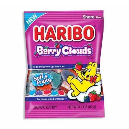 Haribo Berry Clouds Gummi Candy