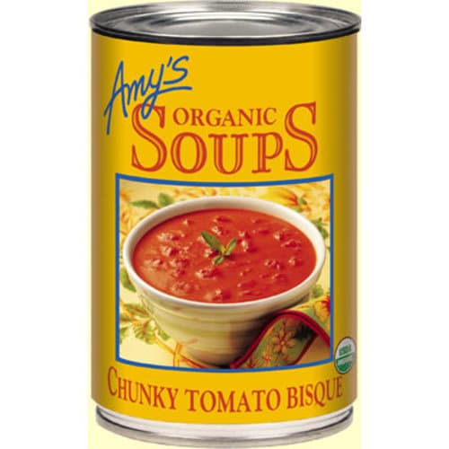 Amy's Soup • Chunky Tomato Bisque Gluten-free