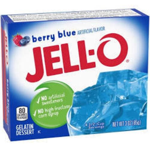 Jell-o Berry Blue Gelatin Dessert