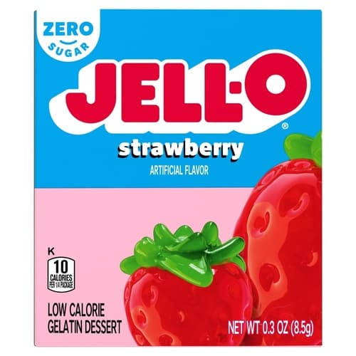 Jello Sugar Free Strawberry Gelatin Dessert