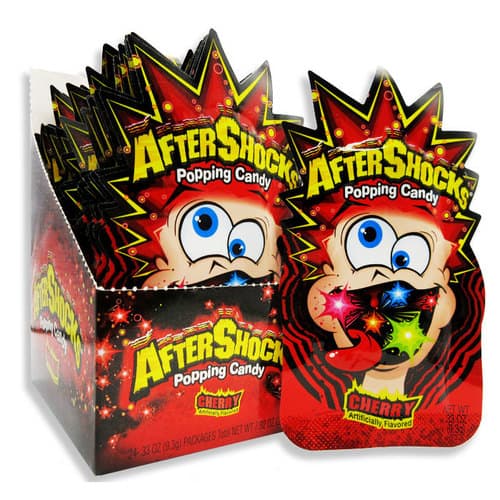 Aftershocks Popping Candy • Cherry