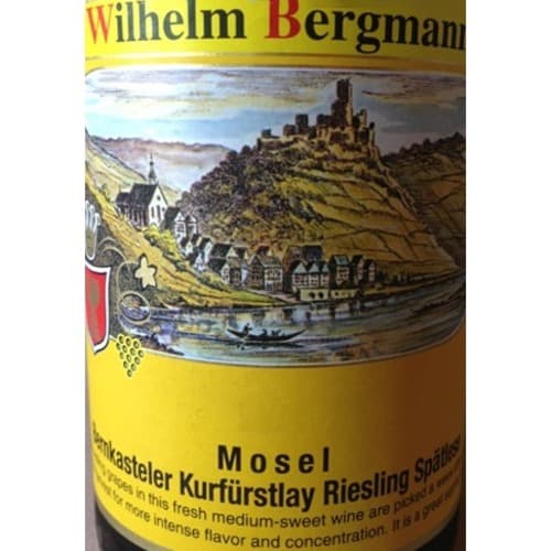 Wilhelm Bergmann Spatlese Bernkasteler Kurfurstlay Riesling
