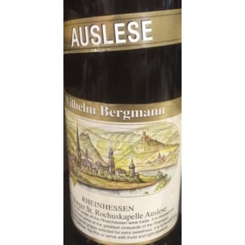 Wilhelm Bergmann Auslese Binger St. Rochuskapelle Riesling