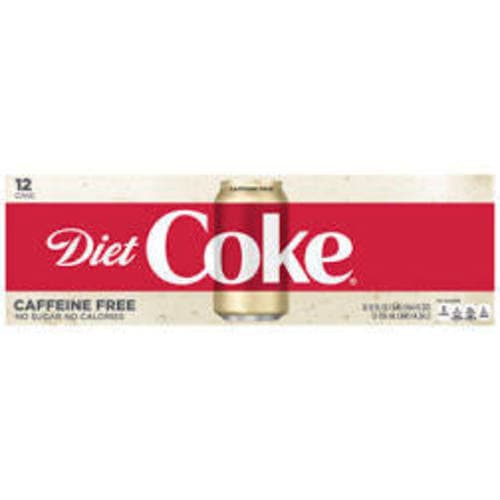 Coke • Diet Caff Free 12 oz 12 Pk