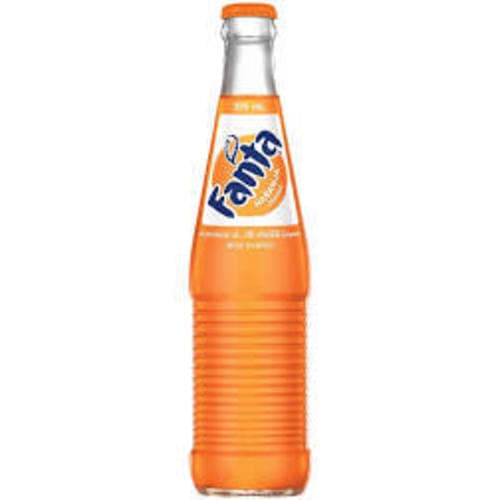 Fanta Orange In Mexican Glass Bottle