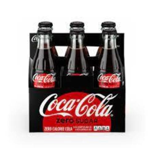 Coke • Zero 8 oz 6 Pk Glass Bottle