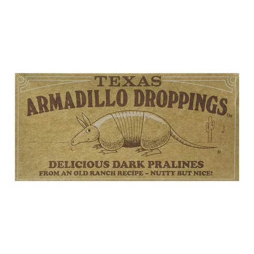 Texas Armadillo Droppings • Dark Chocolate Pralines 6ct