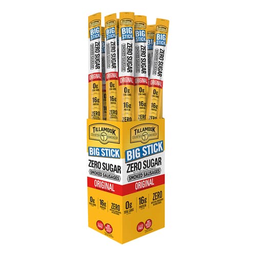 Jerky • Tillamook Zero Sugar Sausage Stick 24ct