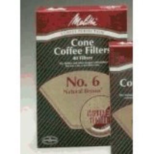 Melitta #6 Brown Coffee Filter • 40 Ct